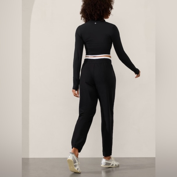 Athleta Retroterry Jogger Pant // Black #818486 - Picture 3 of 14
